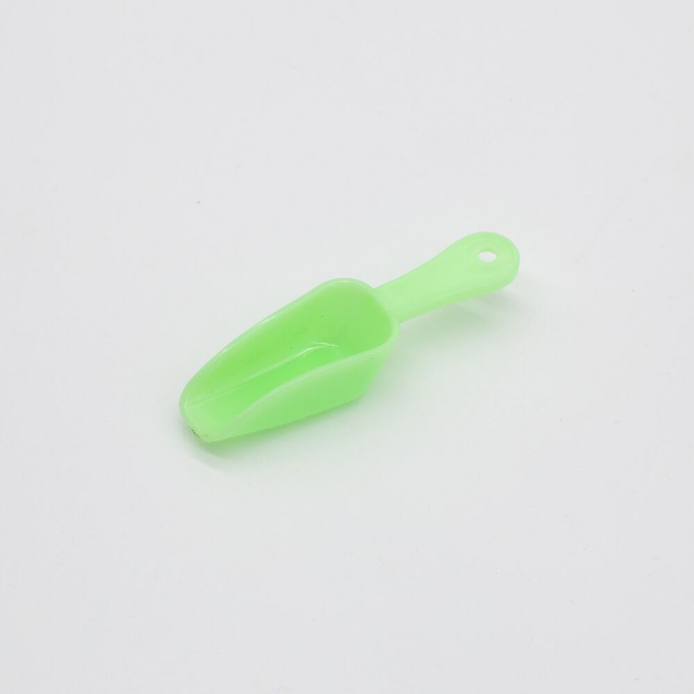 fluorescent green mini plastic spoons custom