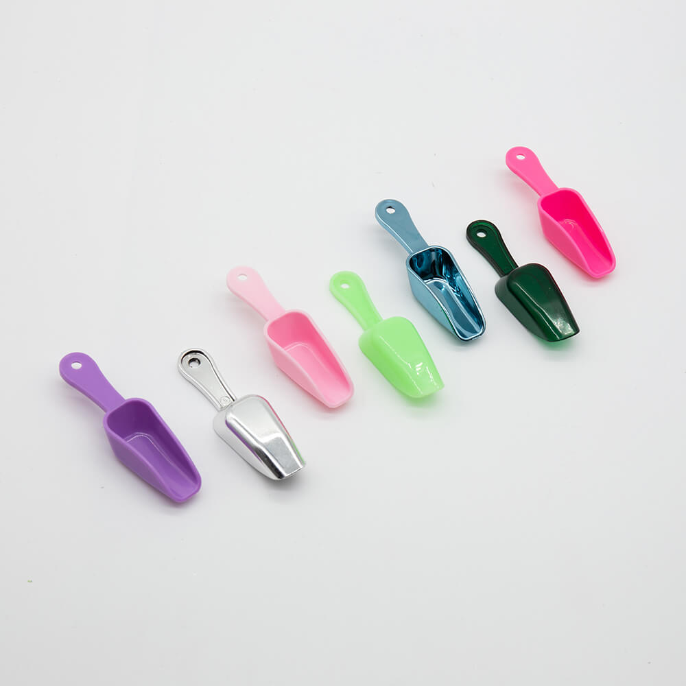 fluorescent green mini plastic spoons a teaspoon