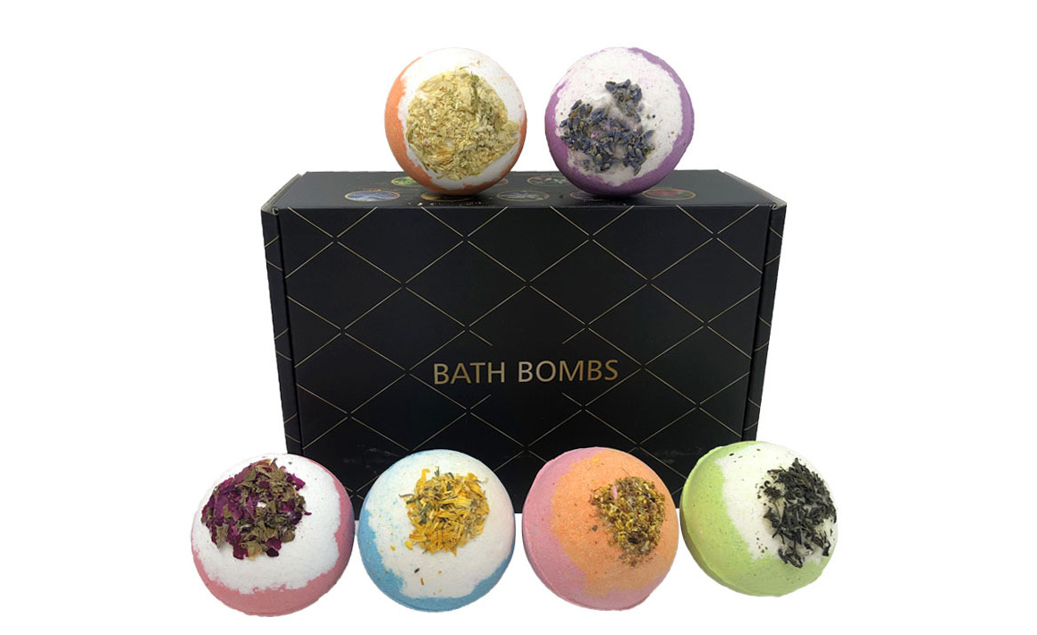 Fizzy bubble Bath Bomb Gift Set Bombes de bain bio faites à la main Vegan Fizzies